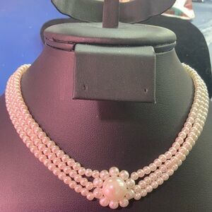 Bridal Faux Pearl choker